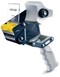 T.R.U. EC-306 Blue/Gray Premium Carton Sealing Hand Held Tape Dispenser: 3 in. wide (3 in. core)